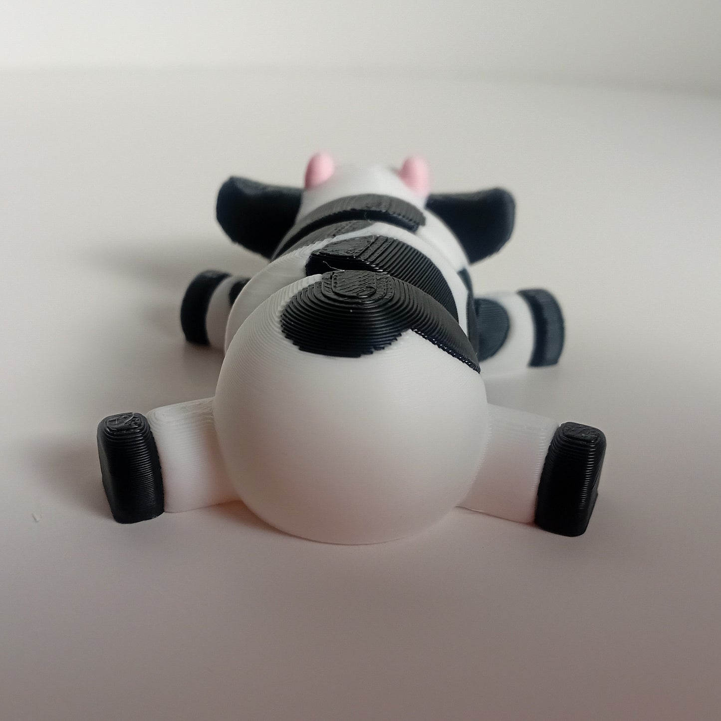 Articulated Animal Toys- Black and White Cow