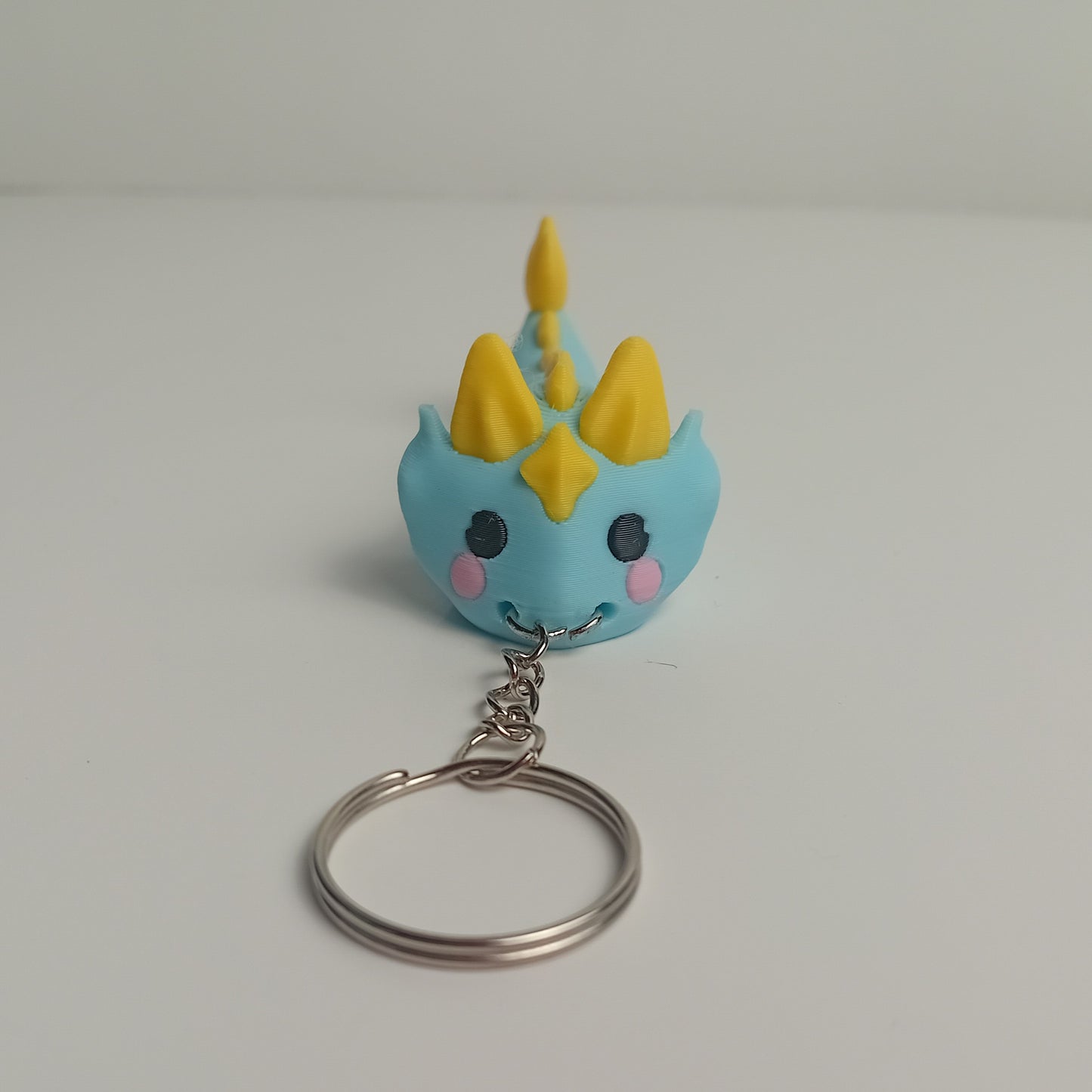 Animal Keychains- Blue and Yellow Dragon