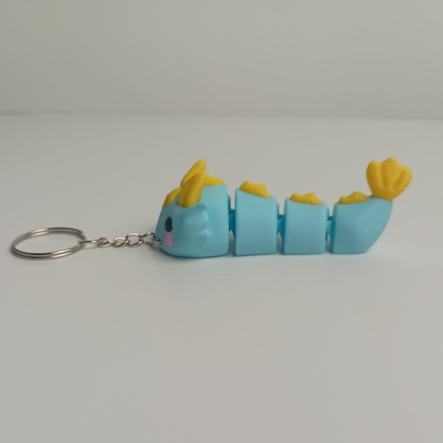Animal Keychains- Blue and Yellow Dragon