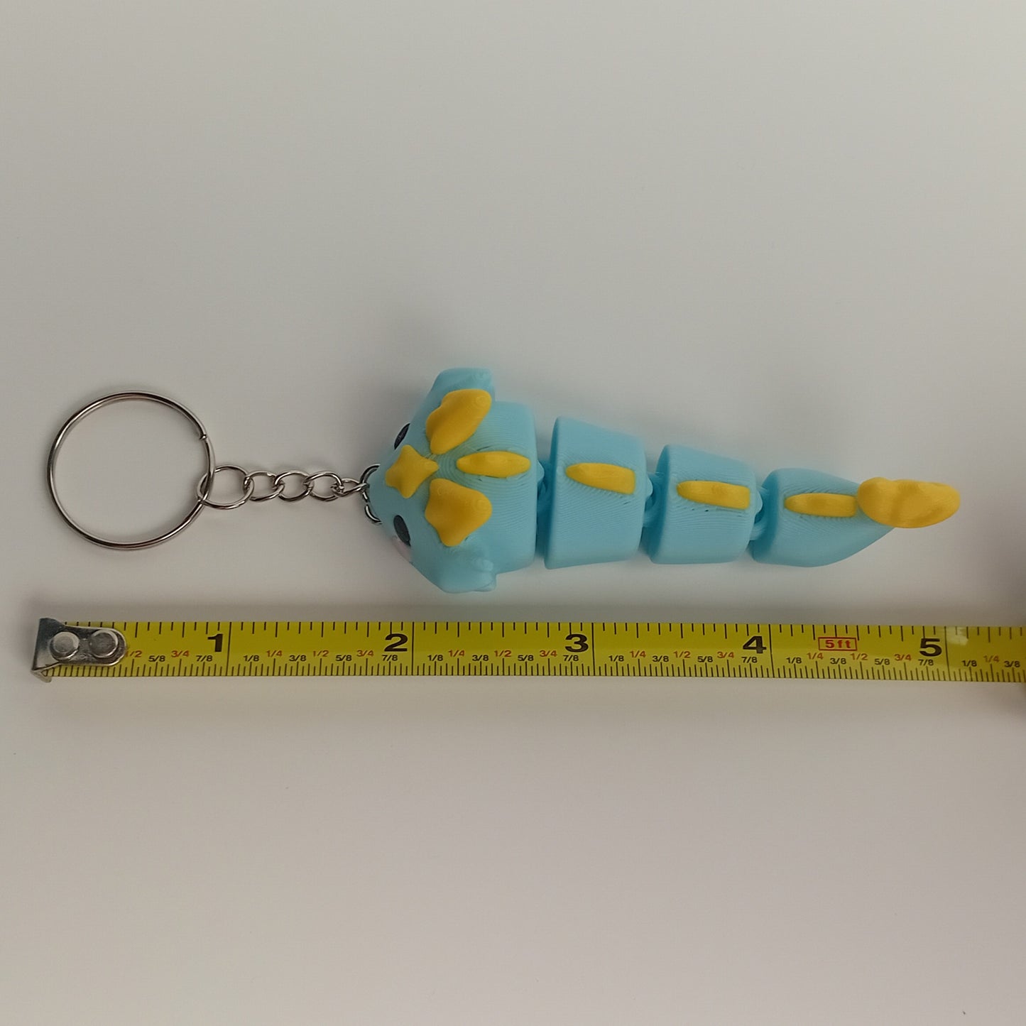 Animal Keychains- Blue and Yellow Dragon