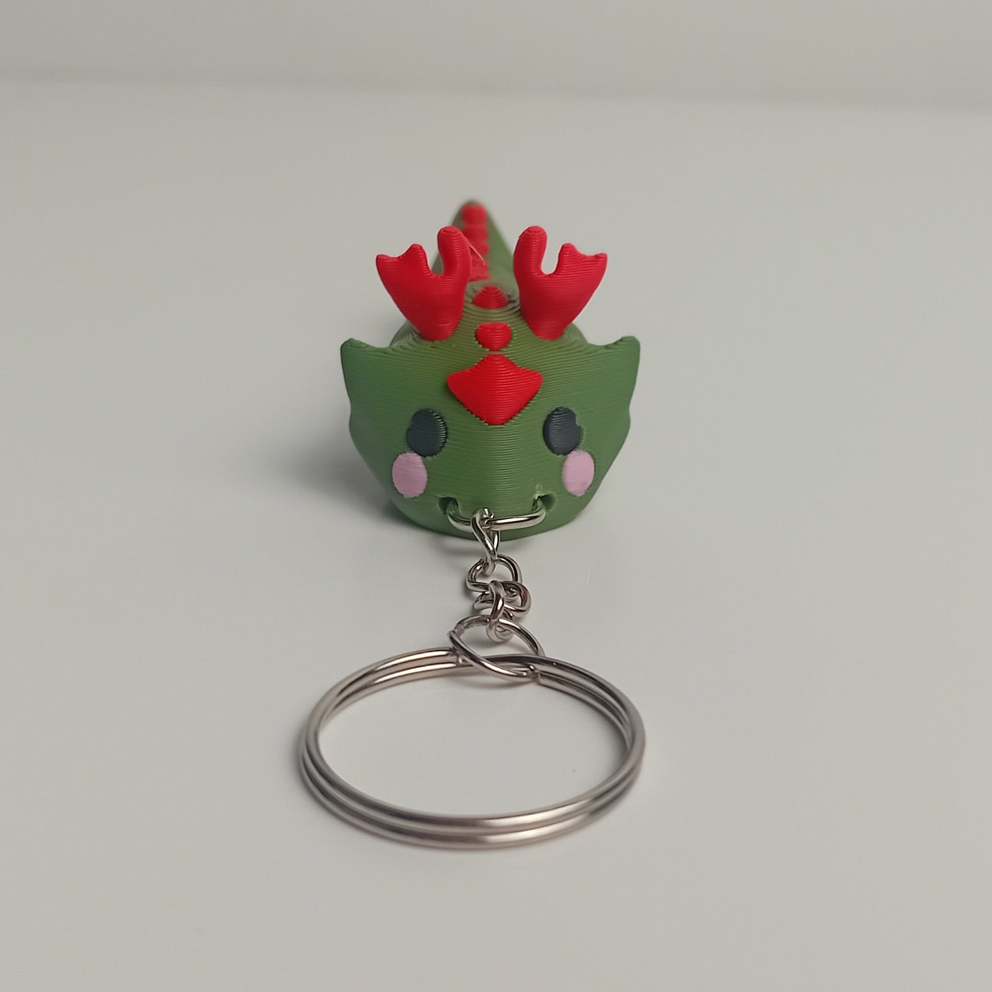 Animal Keychains- Green and Red Dragon