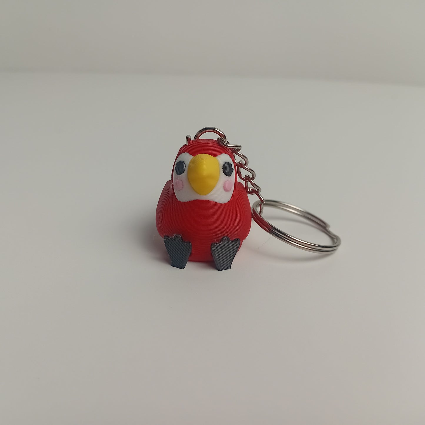 Animal Keychains- Red Parrot