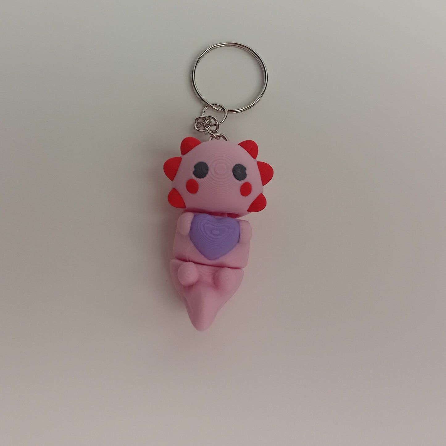 Animal Keychains- Pink Axolotl