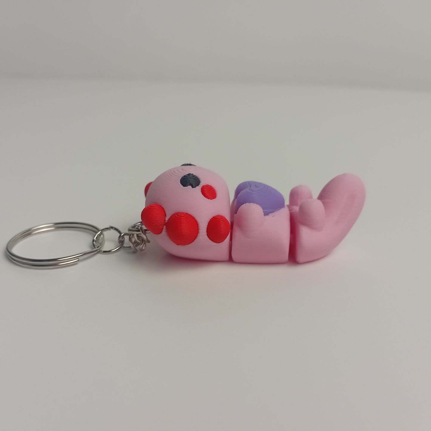 Animal Keychains- Pink Axolotl