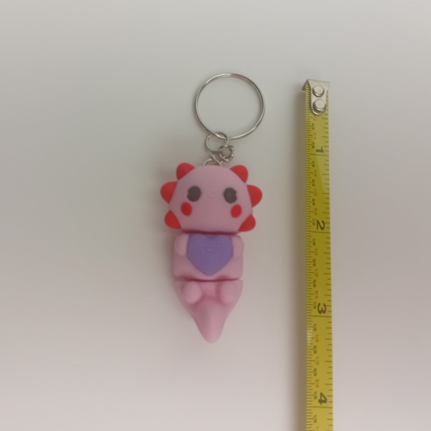 Animal Keychains- Pink Axolotl