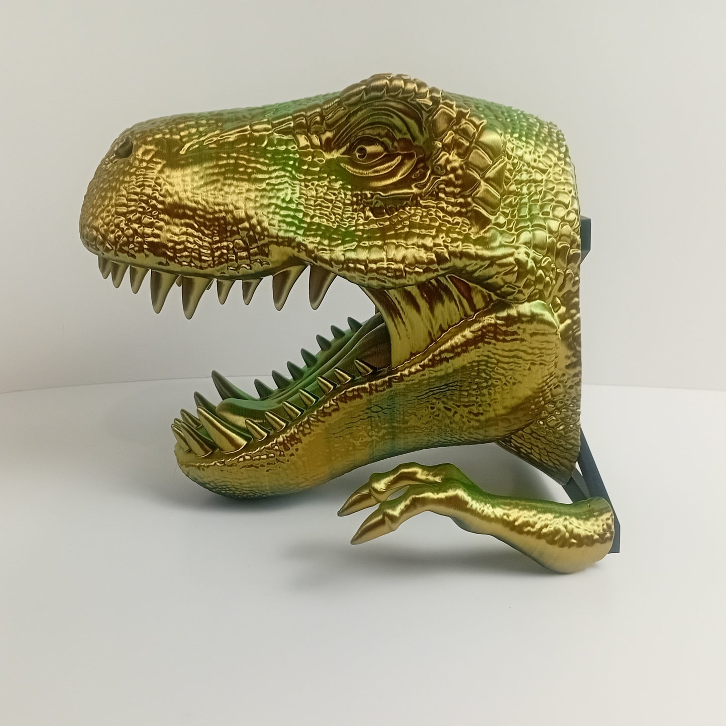 Wall Mounted Heads- Yellow and Green Tyrannosaurus Rex