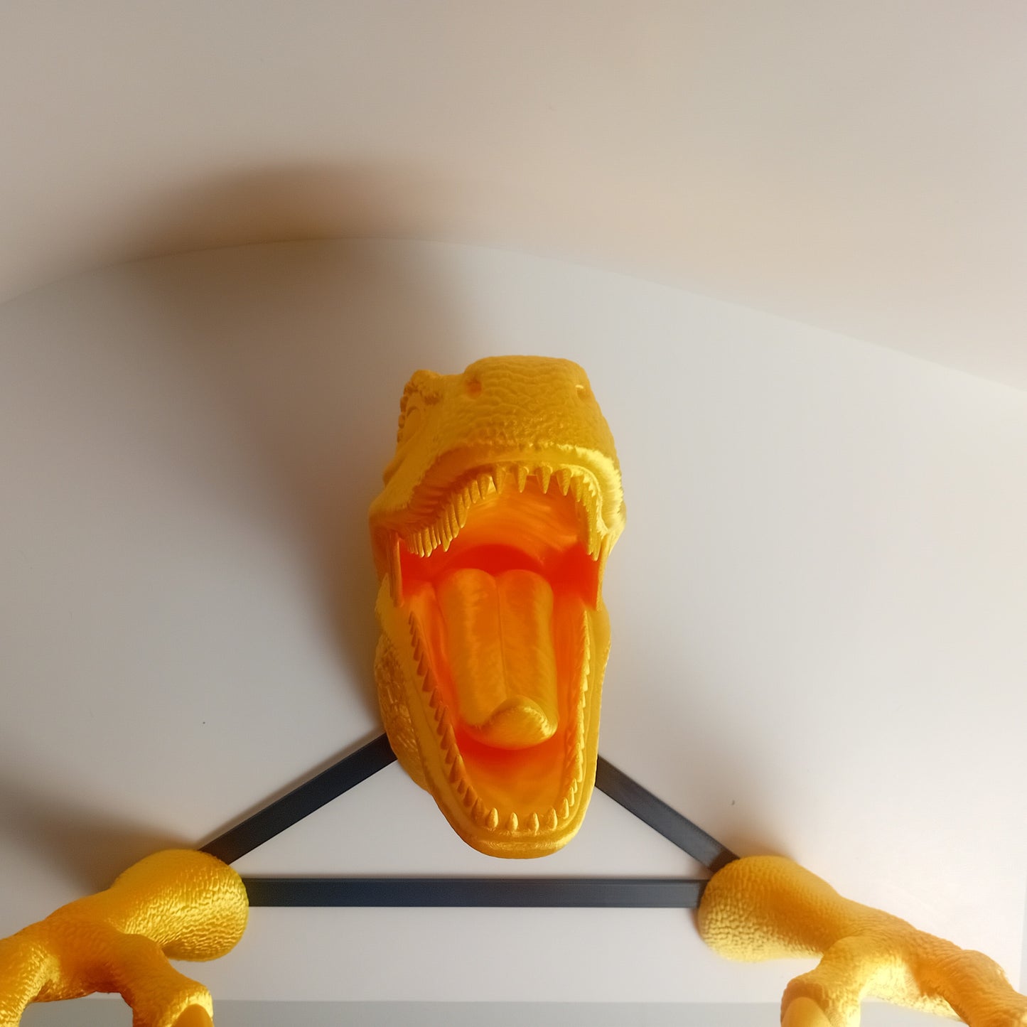 Wall Mounted Heads- Gold Velociraptor