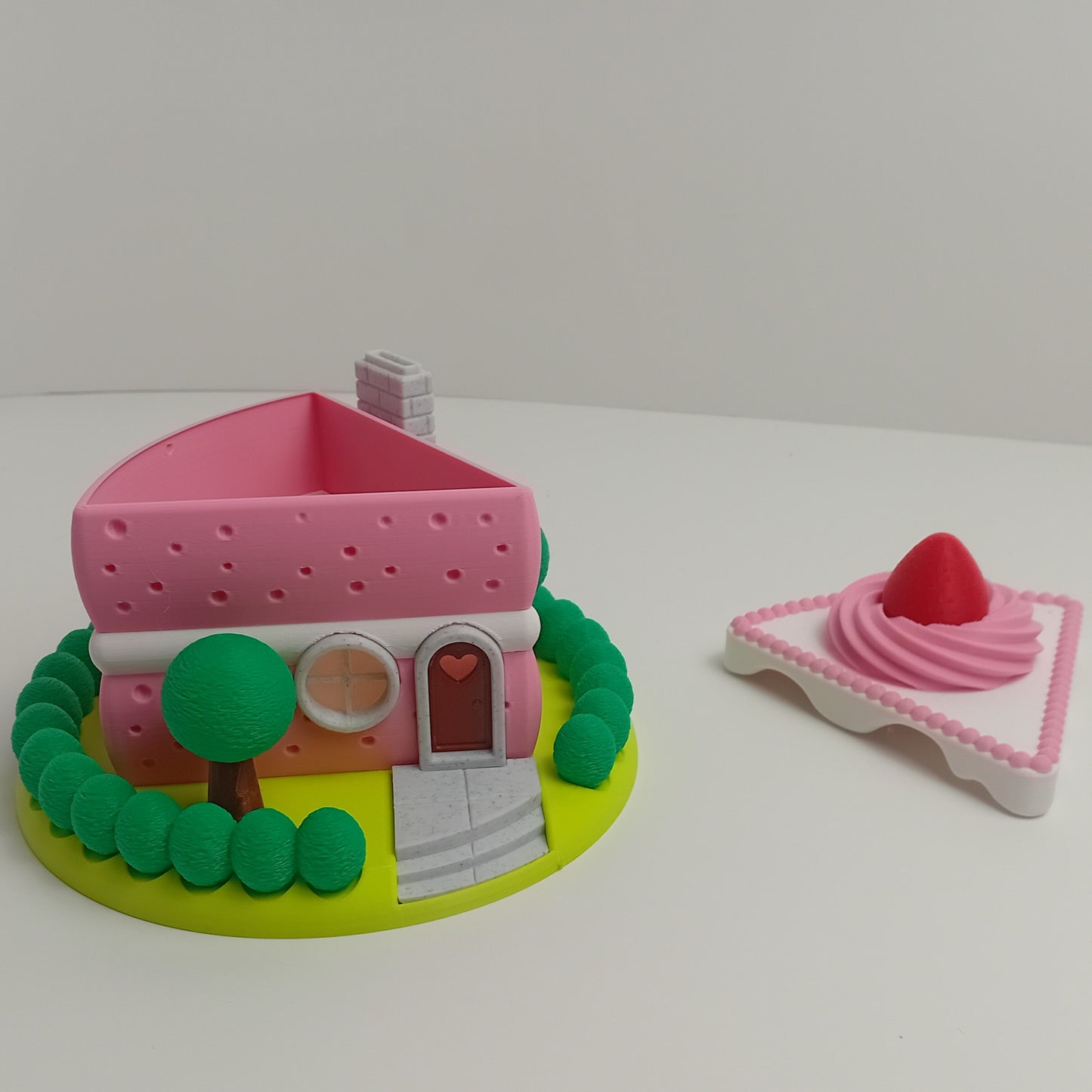 Strawberry Cake Fairy House