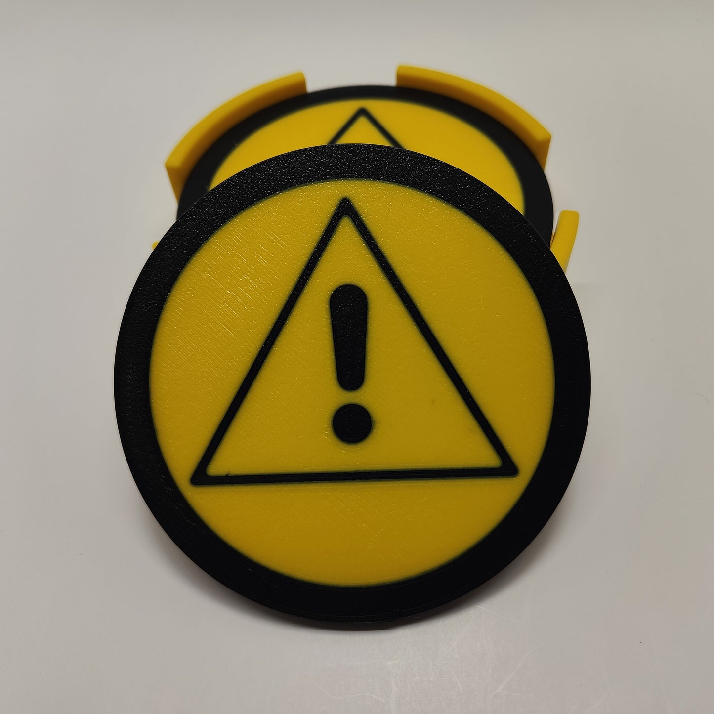 Drink Coasters featuring ISO 7010 General Danger Warning!