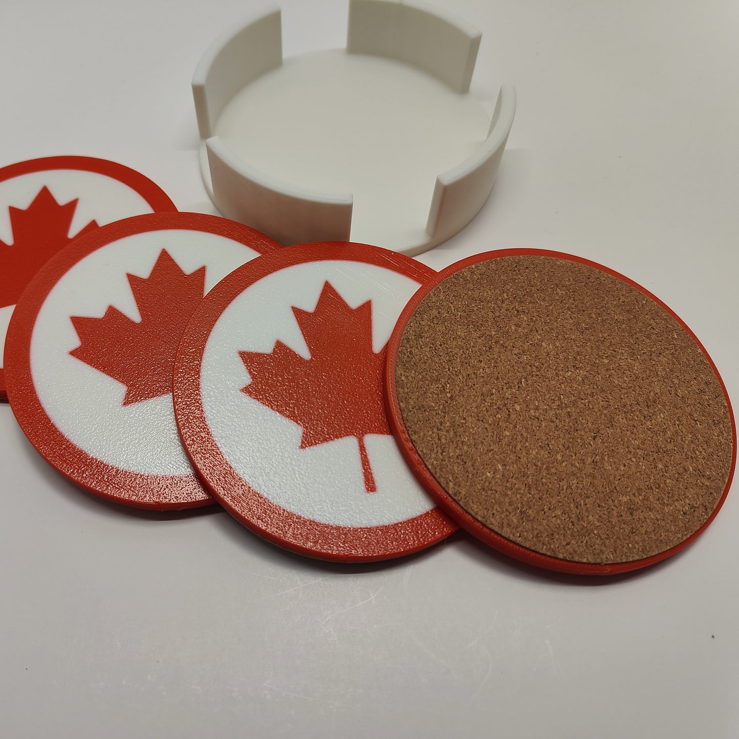 Drink Coasters featuring a Canadian Maple Leaf!