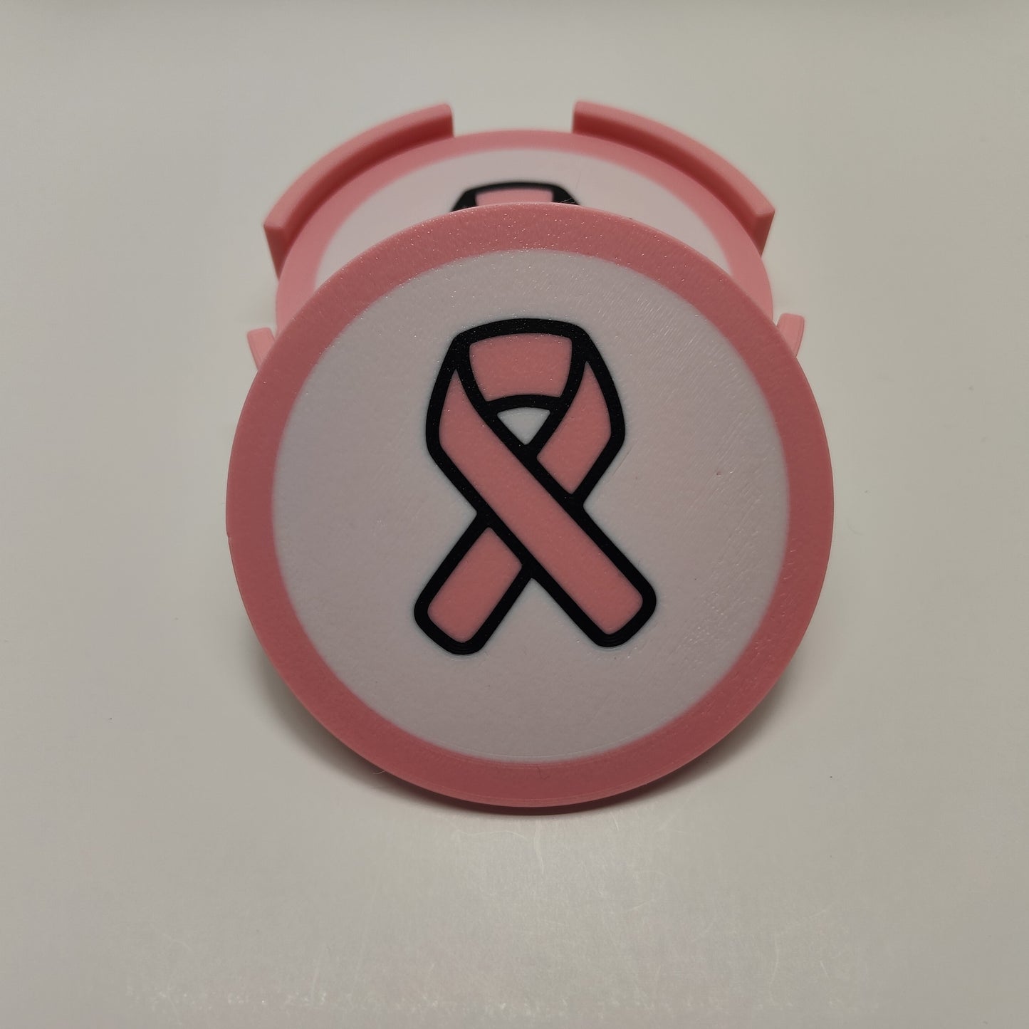Pink Ribbon Drink Coasters