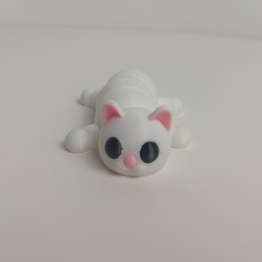 Articulated Animal Toys- White Cat