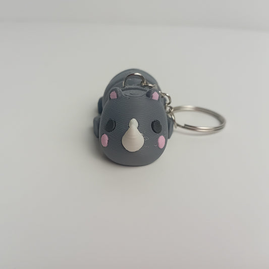 Animal Keychains- Rhino
