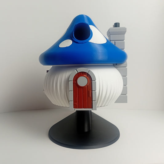 Bird Houses- Blue Mushroom