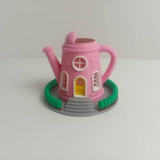 Watering Can Fairy House