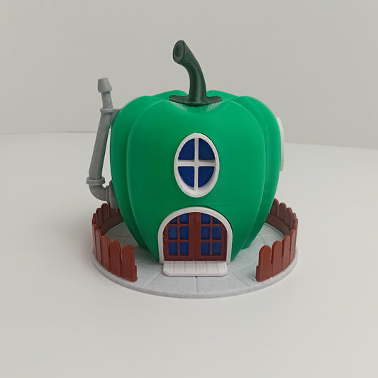 Bell Pepper Fairy House