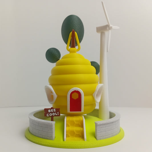 Bee Hive Fairy House