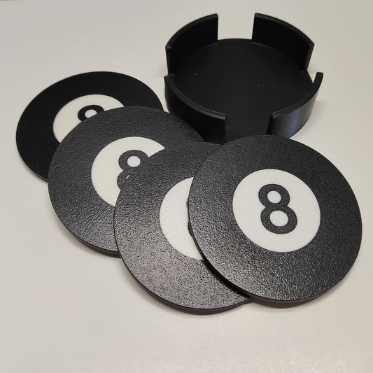 Drink Coasters featuring an 8 Ball!